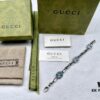 692ff1b199f2d84055c8d84c Gucci Vintage Enamel G Logo Aged Bracelet ✨