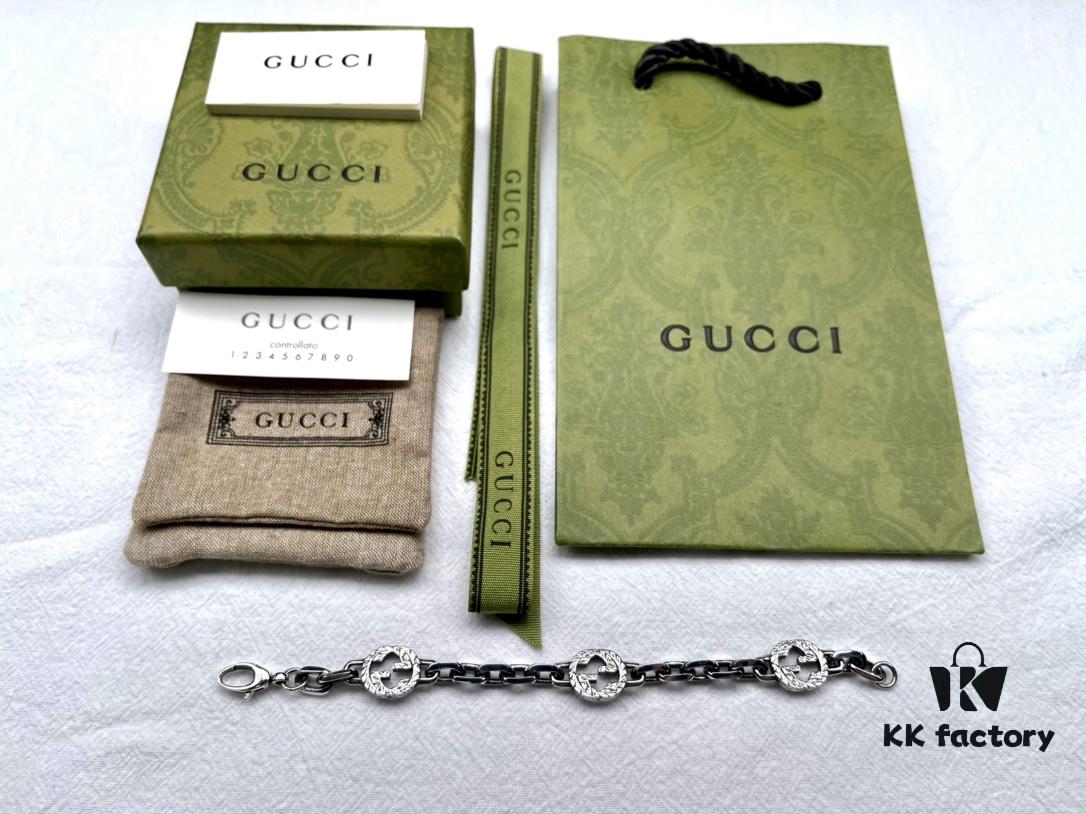 692ff1b199f2d84055c8d84e Gucci Vintage Enamel G Logo Aged Bracelet ✨