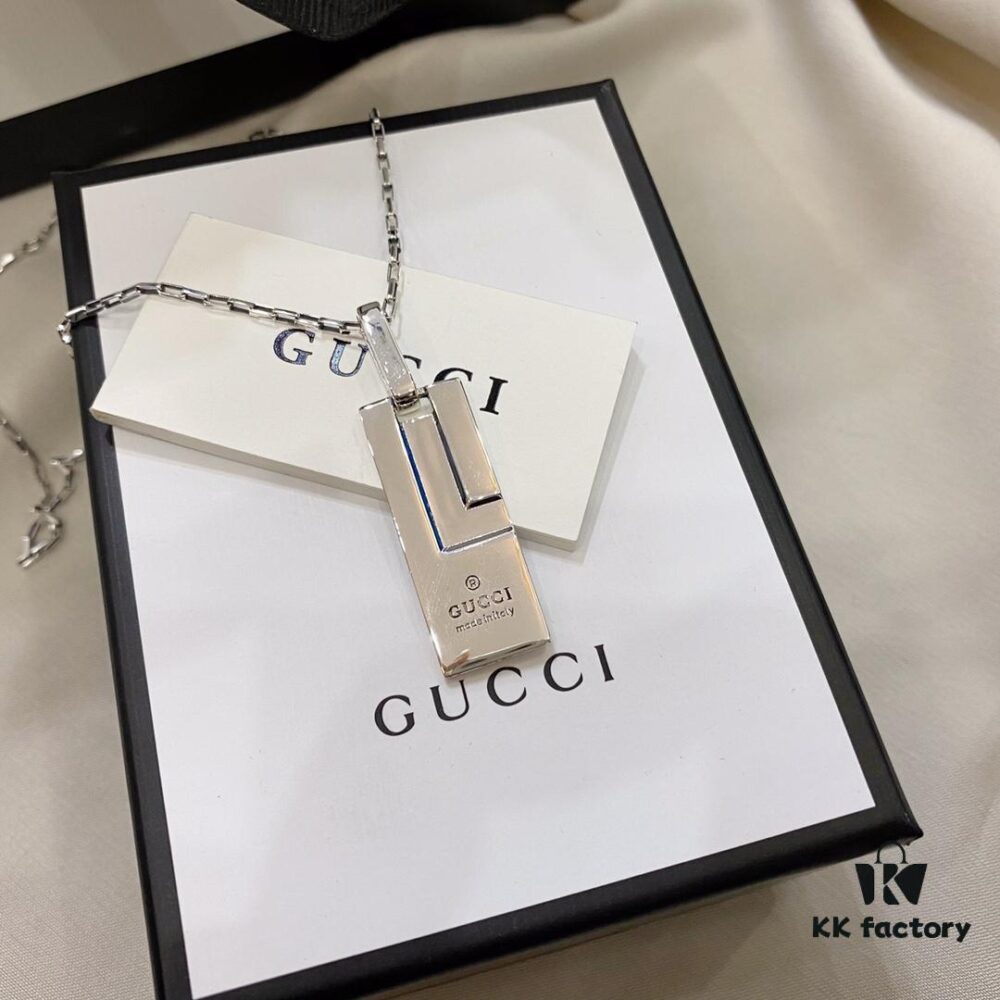 692ff1bc99f2d84055c8d863 Gucci Unisex Fashion Pendant Necklace in 925 Sterling Silver