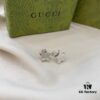 Gucci Star Stud Earrings in 925 Sterling Silver Minimalist and Elegant Design