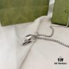 Gucci 925 Sterling Silver Eagle Head Pendant Fashion Necklace