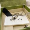 Gucci 925 Sterling Silver Eagle Head Pendant Fashion Necklace