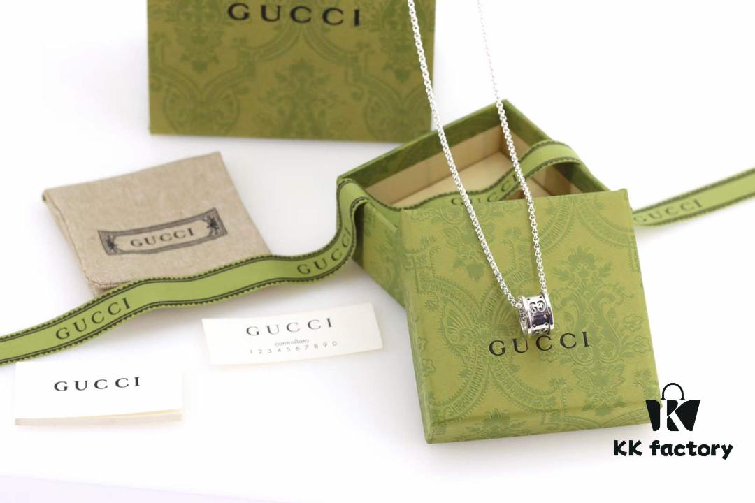 692ff1ca99f2d84055c8d884 Gucci Double G Lucky Bead Necklace Unisex Couple's Style