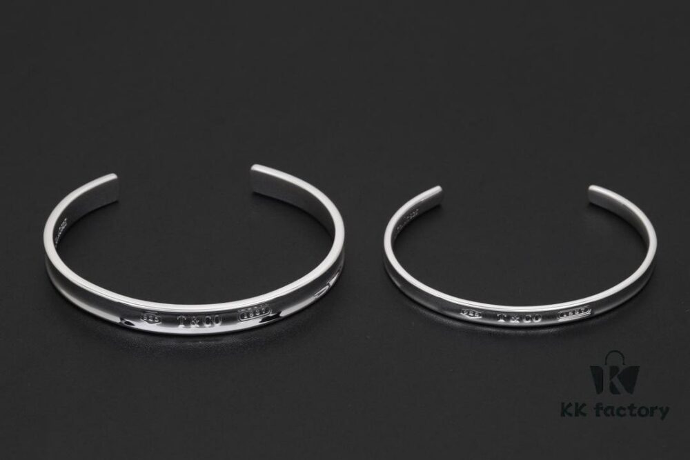 692ff1cb99f2d84055c8d887 Valentine's Gift ❤️ Recommended Tiffany 1837 Series Letter Open Cuff Bracelet