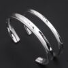 692ff1cd99f2d84055c8d88a Valentine's Gift ❤️ Recommended Tiffany 1837 Series Letter Open Cuff Bracelet