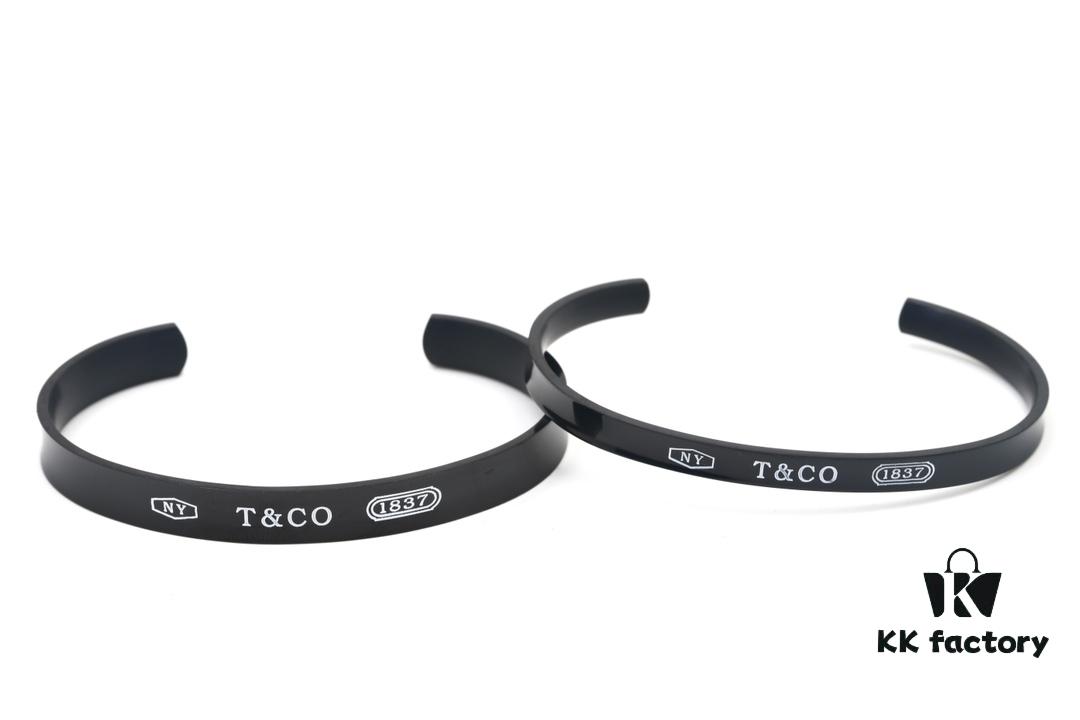 692ff1cf99f2d84055c8d88e Valentine's Gift ❤️ Recommended Tiffany 1:1 Replica Titanium 1837 Bangle Bracelet