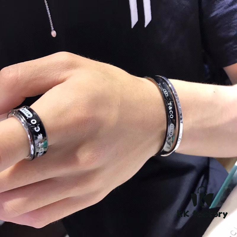 692ff1d299f2d84055c8d898 Valentine's Gift ❤️ Recommended Tiffany 1:1 Replica Titanium 1837 Bangle Bracelet