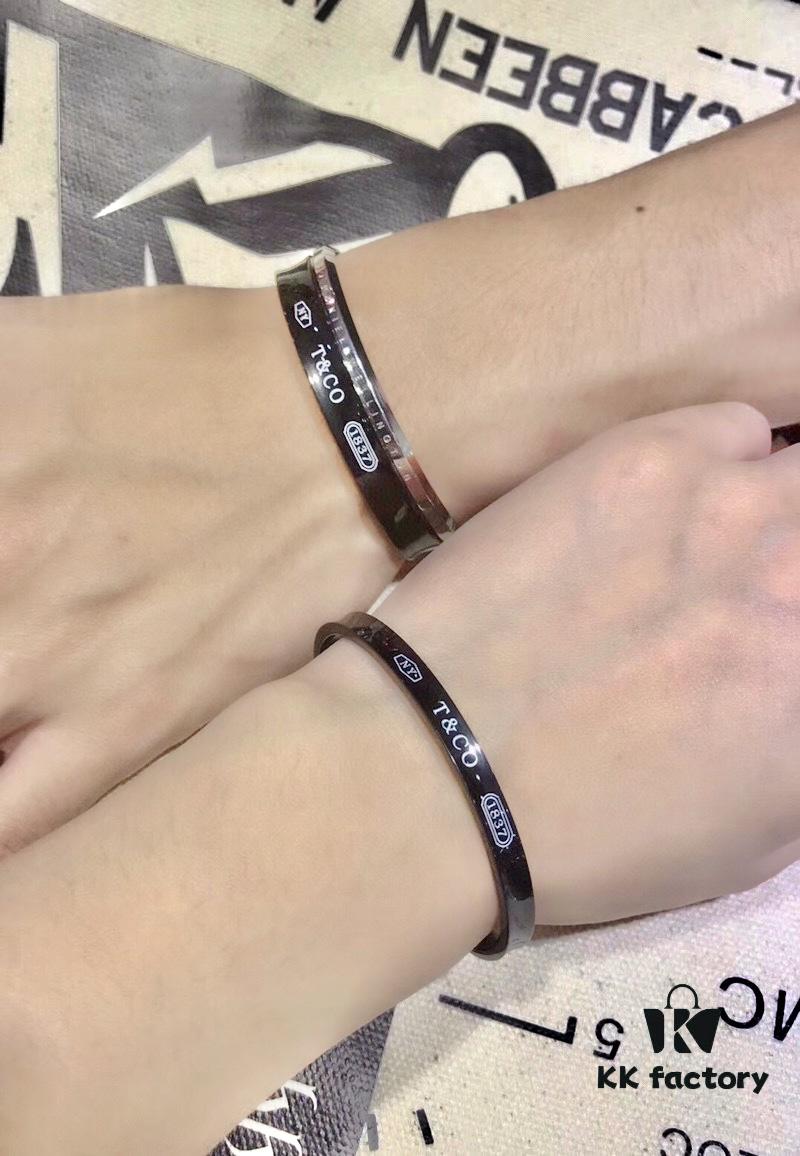 692ff1d399f2d84055c8d89b Valentine's Gift ❤️ Recommended Tiffany 1:1 Replica Titanium 1837 Bangle Bracelet