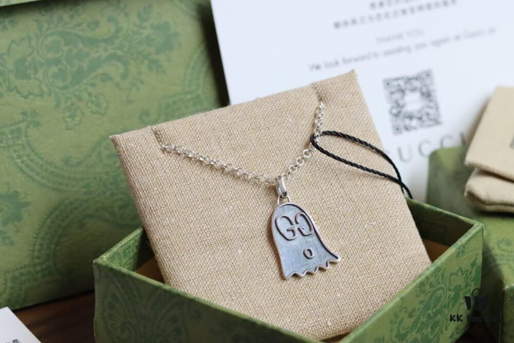 692ff1e499f2d84055c8d8b5 Valentine's Gift ❤️ Gucci Ghost Playful Ghost Necklace