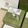 692ff1ed99f2d84055c8d8c1 GUCCI Overseas Member Gift - Gucci Gem Ceramic Ring, Sizes 5-11 US, Featuring Classic Double G and Bee Comet Logo in Gold, Exquisitely Crafted, Smooth and Comfortable to Wear, Unisex Design Ideal for Couples