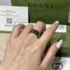692ff1f199f2d84055c8d8c8 GUCCI Overseas Member Gift - Gucci Gem Ceramic Ring, Sizes 5-11 US, Featuring Classic Double G and Bee Comet Logo in Gold, Exquisitely Crafted, Smooth and Comfortable to Wear, Unisex Design Ideal for Couples
