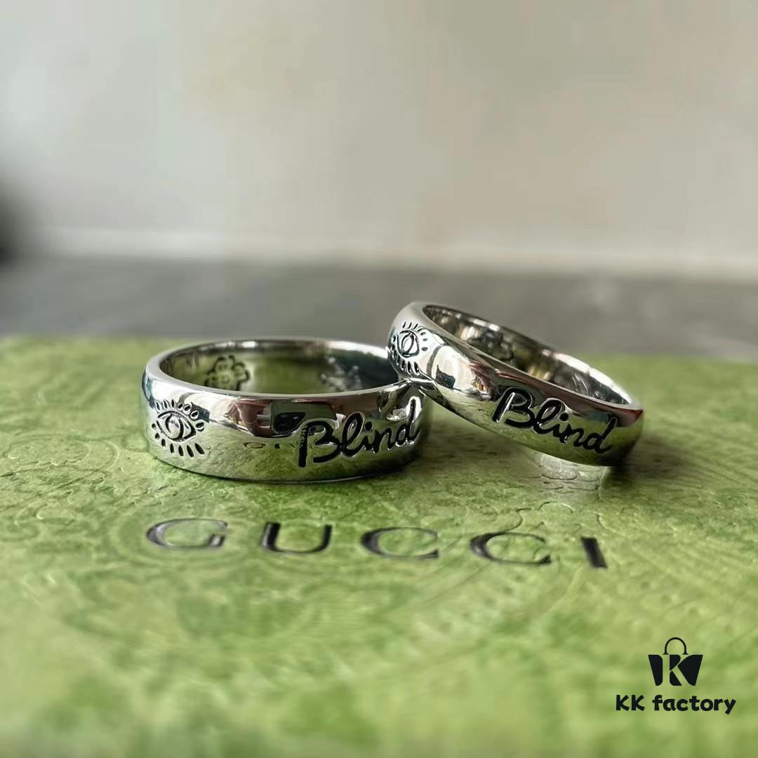 Gucci Love Fearless Couple's Matching Rings