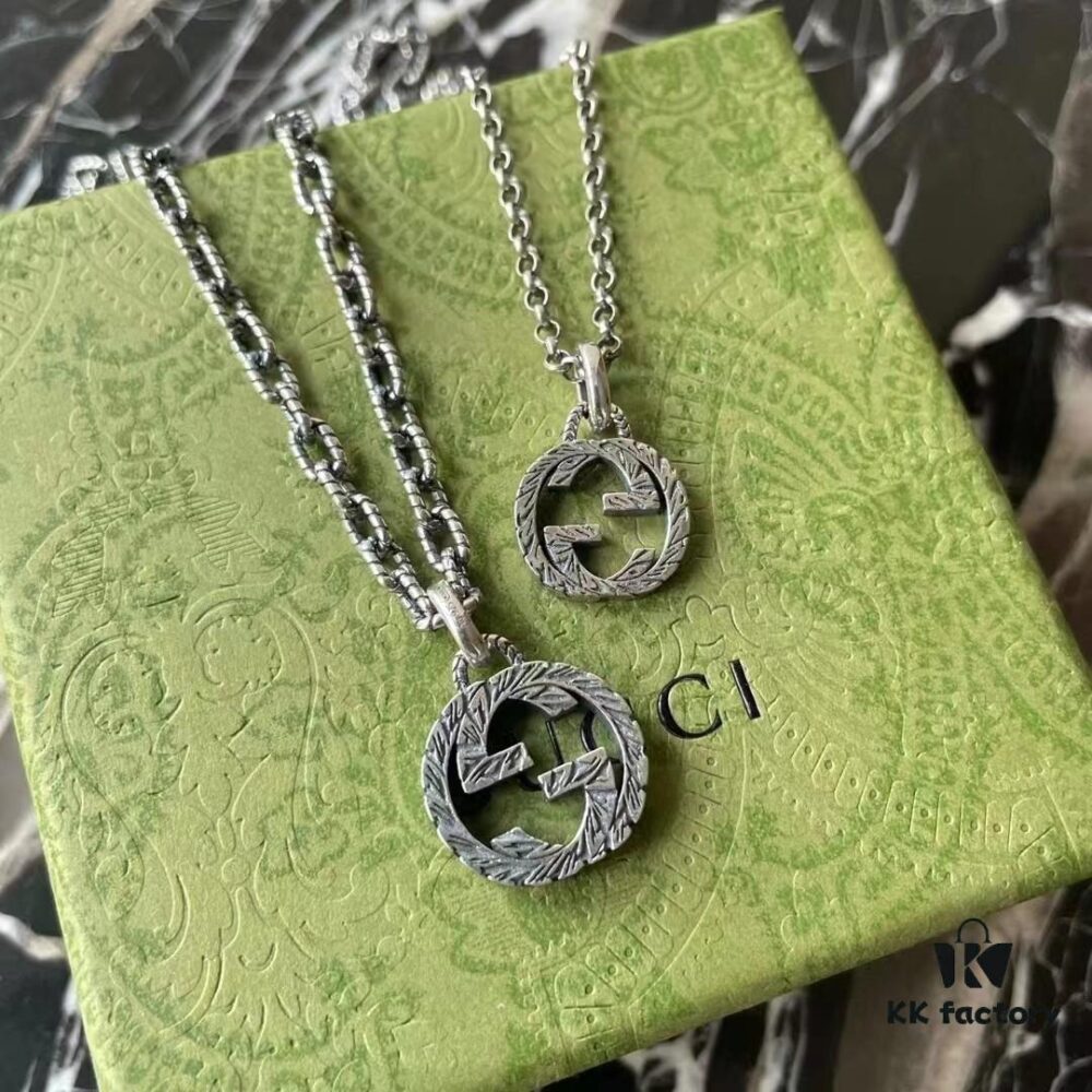 692ff20899f2d84055c8d8e9 Gucci Vintage Double G Couple Necklace for Qixi Festival 🎋 Romantic Gift for Partners 👫🎁🎁🎁