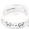 Gucci Ghost Sterling Silver Ring 6mm