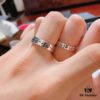 Gucci Ghost Sterling Silver Ring 4mm