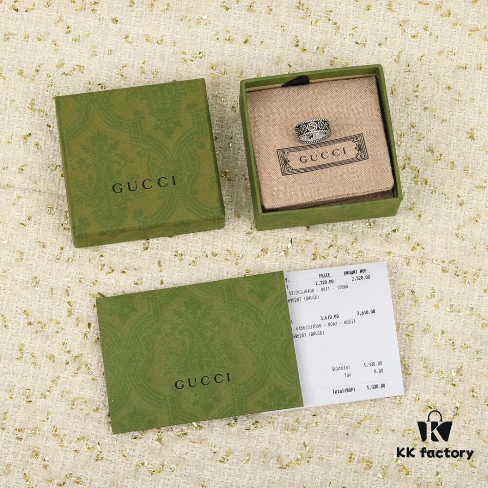 692ff26299f2d84055c8d943 Our Release: Gucci Interlocking Double G Sterling Silver Ring