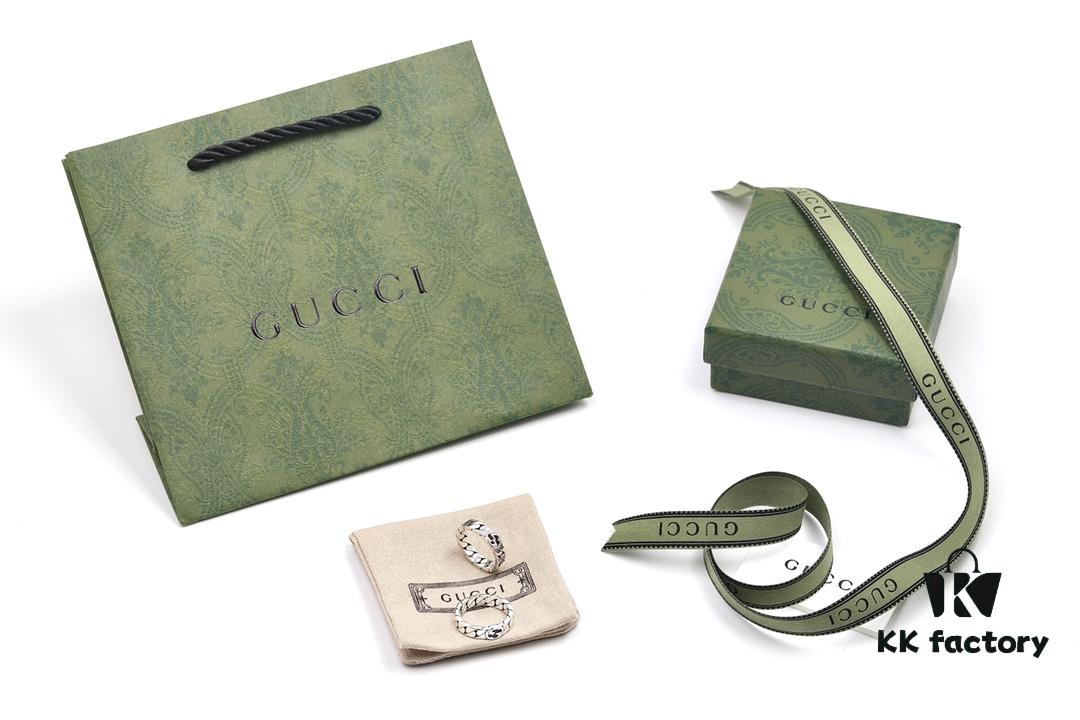 New Arrival Gucci 6mm Interlocking Double G Ring