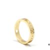 New Arrival GUCCI-inspired CNC Craft 925 Sterling Silver Gold-Tone Star Pattern Openwork Ring