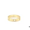 New Arrival GUCCI-inspired CNC Craft 925 Sterling Silver Gold-Tone Star Pattern Openwork Ring