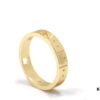 New Arrival GUCCI-inspired CNC Craft 925 Sterling Silver Gold-Tone Star Pattern Openwork Ring