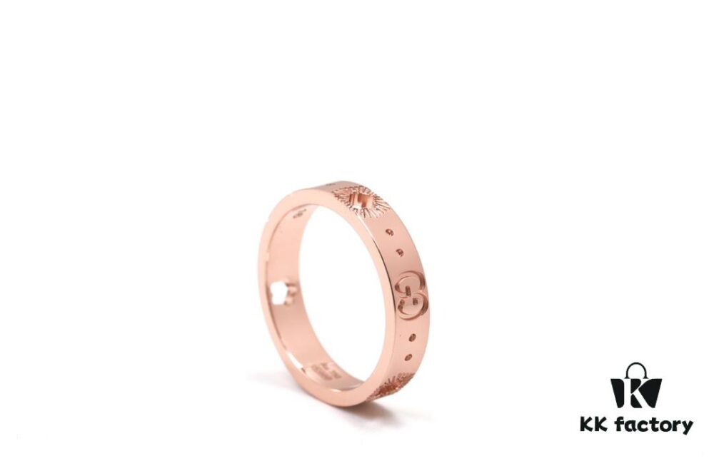 692ff28799f2d84055c8d98f New Arrival: CNC Crafted Rose Gold 925 Sterling Silver Ring with Star Pattern and Openwork Details