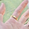 New Arrival GUCCI-inspired CNC Craft 925 Sterling Silver Gold-Tone Star Pattern Openwork Ring