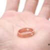 692ff28999f2d84055c8d993 New Arrival: CNC Crafted Rose Gold 925 Sterling Silver Ring with Star Pattern and Openwork Details