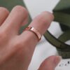 692ff28a99f2d84055c8d997 New Arrival: CNC Crafted Rose Gold 925 Sterling Silver Ring with Star Pattern and Openwork Details