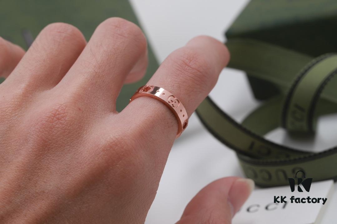 692ff28a99f2d84055c8d997 New Arrival: CNC Crafted Rose Gold 925 Sterling Silver Ring with Star Pattern and Openwork Details