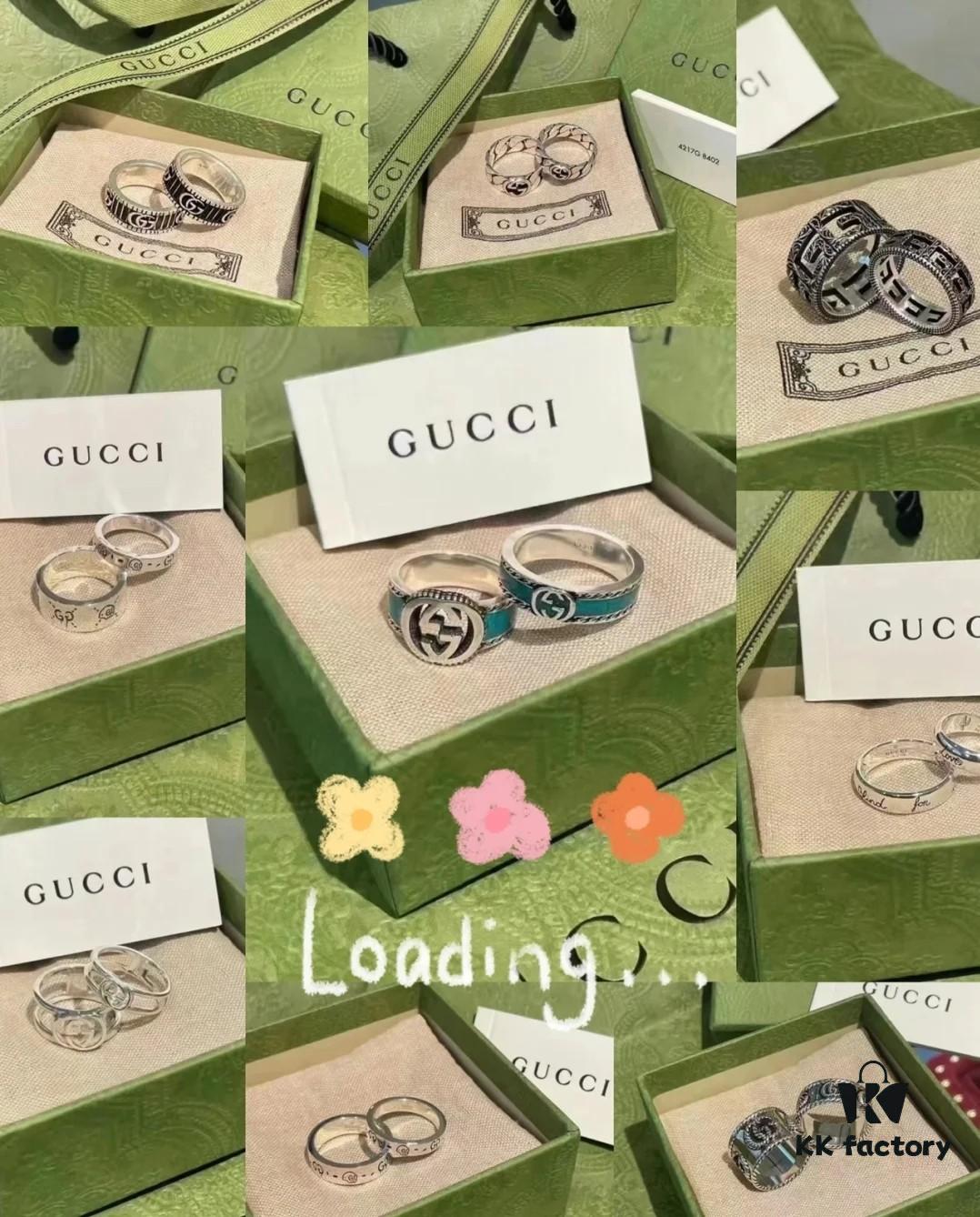 Valentine's Gift ❤️ Gucci Couple Rings