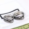 692ff29d99f2d84055c8d9bb Valentine's Gift ❤️ Gucci Garden Series Sterling Silver Snake Couple Ring