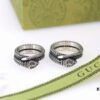 692ff29e99f2d84055c8d9bc Valentine's Gift ❤️ Gucci Garden Series Sterling Silver Snake Couple Ring