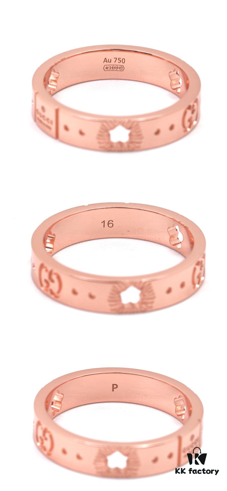 692ff2a199f2d84055c8d9c6 New Arrival: CNC Crafted Rose Gold 925 Sterling Silver Ring with Star Pattern and Openwork Details
