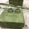 Gucci 925 Sterling Silver Double G Daisy Turquoise Pink Shell Ring