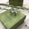 Gucci 925 Sterling Silver Double G Daisy Turquoise Pink Shell Ring