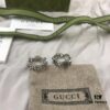 Gucci 925 Sterling Silver Double G Daisy Turquoise Pink Shell Ring