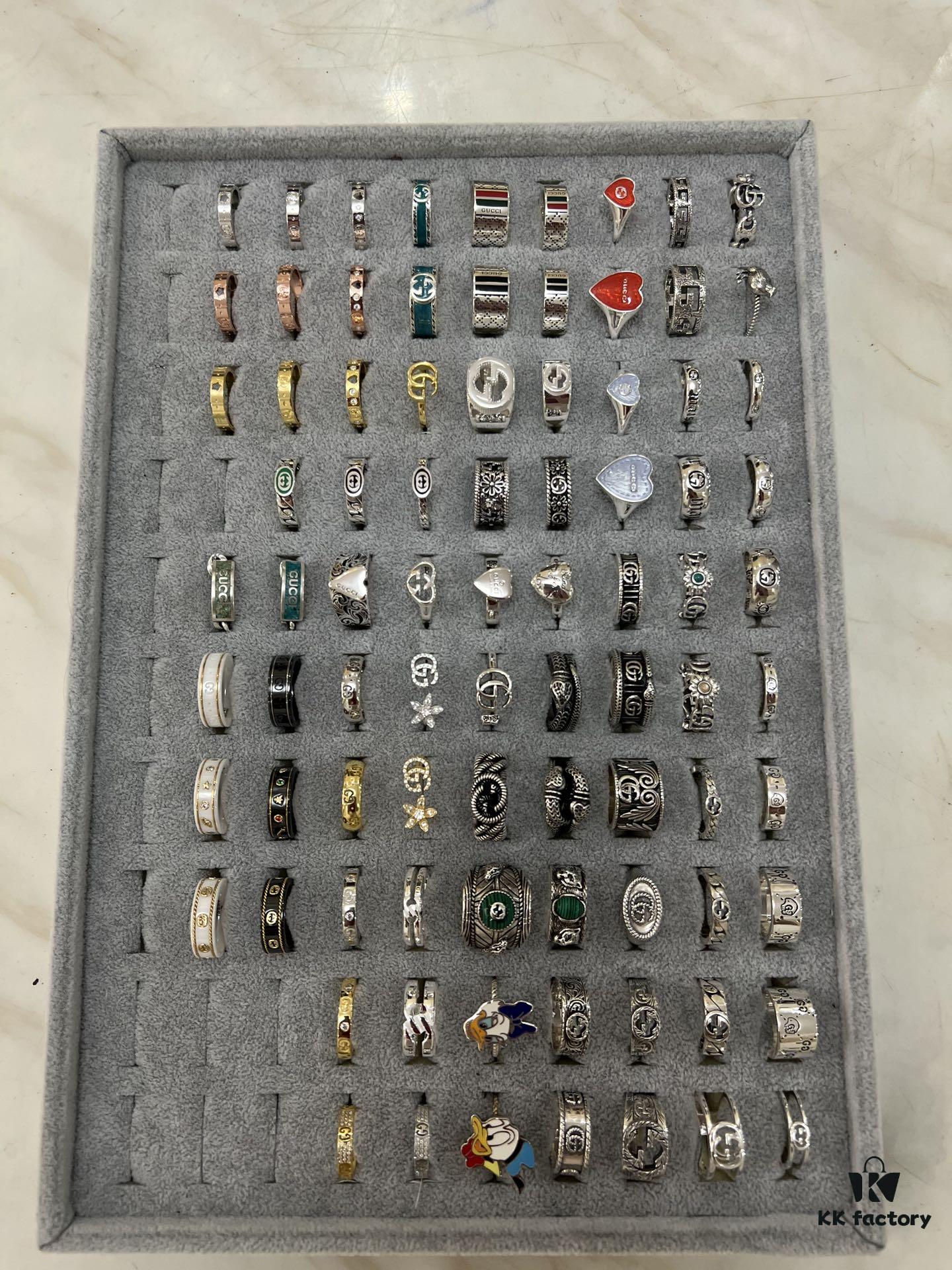 Gucci 925 Sterling Silver Ring Collection
