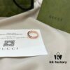 692ff2d699f2d84055c8da38 Gucci Gucci 925 Sterling Silver Icon Series Heart Openwork Diamond-Inlaid Ring
