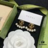 692ff2e199f2d84055c8da4a Gucci GG Pearl Inlaid Diamond Elegant Retro Stud Earrings