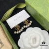 692ff2e299f2d84055c8da4b Gucci GG Pearl Inlaid Diamond Elegant Retro Stud Earrings