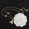 Gucci GG Bee Diamond-Paved Vintage Elegant Necklace