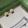 692ff2e999f2d84055c8da54 Gucci Lion Head Diamond-Paved Vintage Earrings 🦁️ 💚