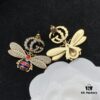 692ff2ef99f2d84055c8da5e Gucci GG Bee Pearl Diamond-Inlaid Elegant Retro Stud Earrings 🐝💚