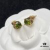 692ff2f299f2d84055c8da61 Gucci Double G Diamond-Paved Elegant Vintage Stud Earrings