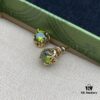 692ff2f399f2d84055c8da63 Gucci Double G Diamond-Paved Elegant Vintage Stud Earrings