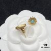 692ff2f799f2d84055c8da6b Gucci GG Diamond-Paved Floral Vintage Stud Earrings