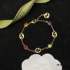 692ff2f999f2d84055c8da6d Gucci GUCCI New Colorful Diamond Elegant Retro Necklace Bracelet 💚