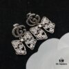692ff2fe99f2d84055c8da73 Gucci Double G Bow Diamond-Paved Elegant Stud Earrings 💚