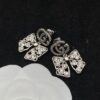 692ff2ff99f2d84055c8da75 Gucci Double G Bow Diamond-Paved Elegant Stud Earrings 💚