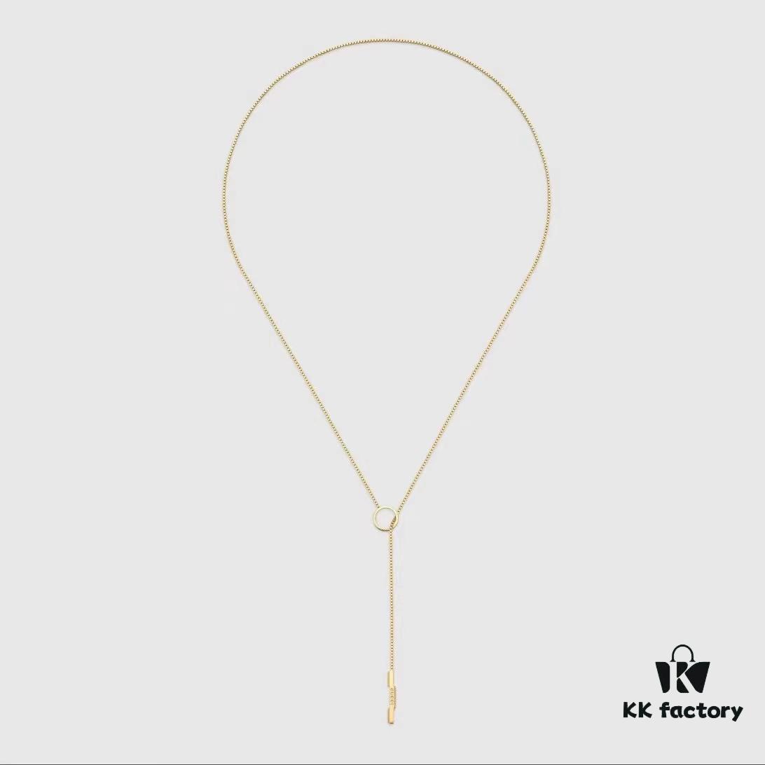 Gucci New Arrival Gucci Link to Love Series Lock Necklace In Stock